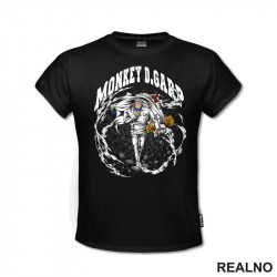 Monkey D. Garp - White - One Piece - Majica