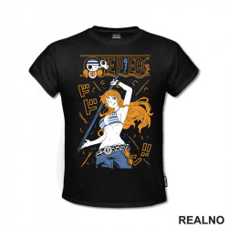 Nami Orange - One Piece - Majica