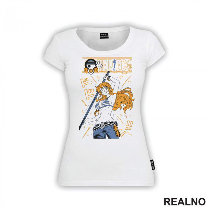 Nami Orange - One Piece - Majica