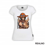 Ace - Fire And Text - One Piece - Majica Ace - Fire And Text - One Piece - Majica