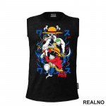 Luffy, Zoro And Usopp - Dots - One Piece - Majica Luffy, Zoro And Usopp - Dots - One Piece - Majica