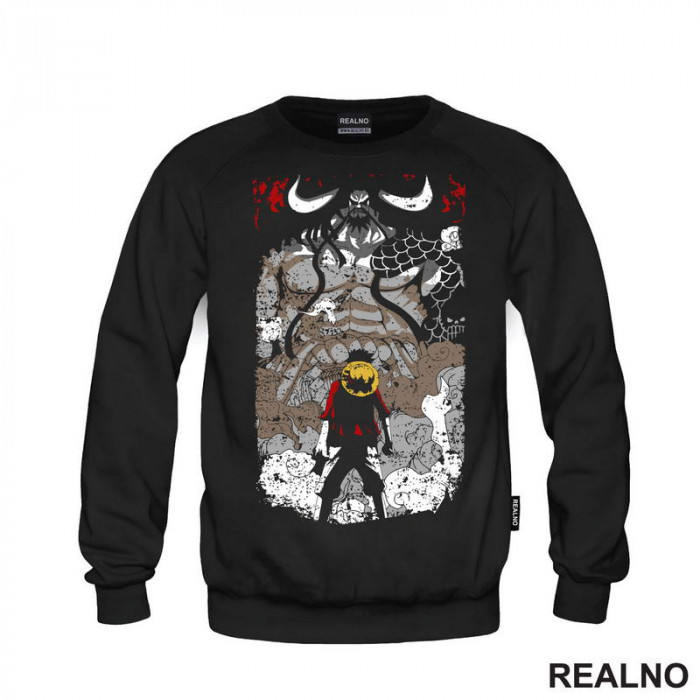 Luffy In Front Of Kaido - One Piece - Duks Luffy In Front Of Kaido - One Piece - Duks