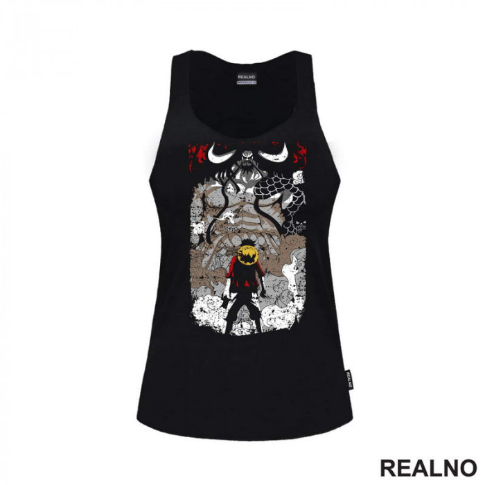 Luffy In Front Of Kaido - One Piece - Majica Luffy In Front Of Kaido - One Piece - Majica