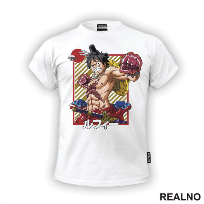 Luffy - The Wano Arc - One Piece - Majica Luffy - The Wano Arc - One Piece - Majica