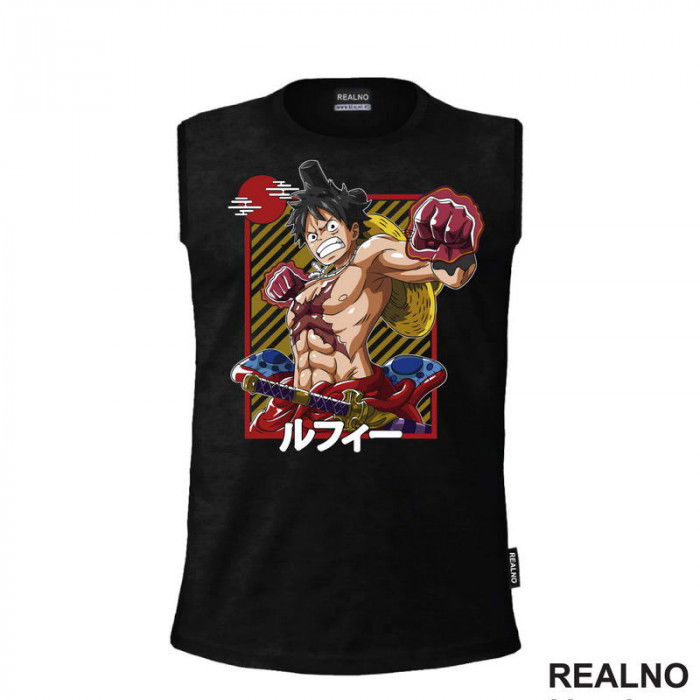 Luffy - The Wano Arc - One Piece - Majica Luffy - The Wano Arc - One Piece - Majica