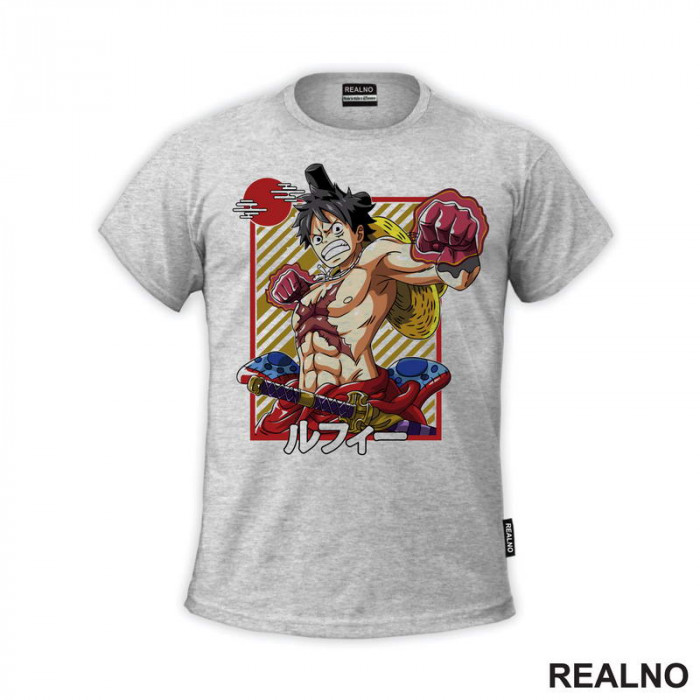 Luffy - The Wano Arc - One Piece - Majica Luffy - The Wano Arc - One Piece - Majica