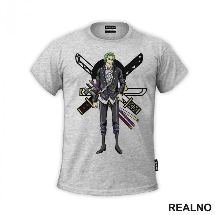 Roronoa Zoro - Standing - One Piece - Majica Roronoa Zoro - Standing - One Piece - Majica