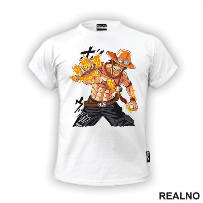Ace - Standing - One Piece - Majica Ace - Standing - One Piece - Majica