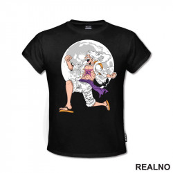 Luffy - Moon - One Piece - Majica