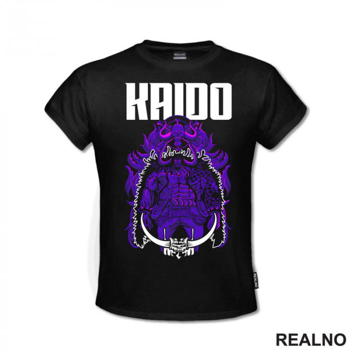 Kaido - Skull And Horns - Purple - One Piece - Majica Kaido - Skull And Horns - Purple - One Piece - Majica