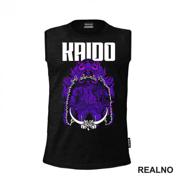 Kaido - Skull And Horns - Purple - One Piece - Majica Kaido - Skull And Horns - Purple - One Piece - Majica