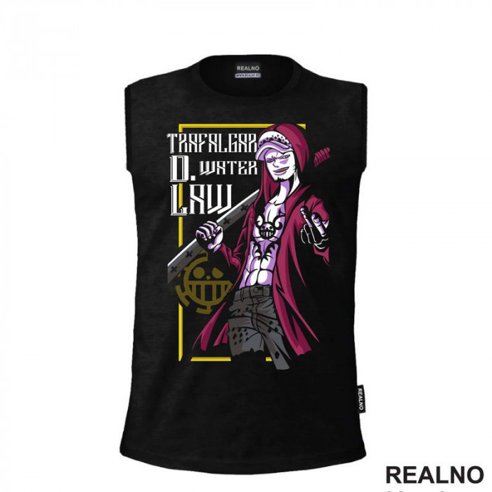Trafalgar D. Water Law - Standing - One Piece - Majica Trafalgar D. Water Law - Standing - One Piece - Majica
