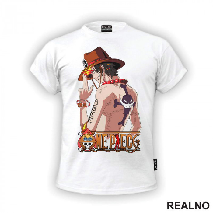Ace And Logo - One Piece - Majica Ace And Logo - One Piece - Majica