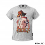 Ace And Logo - One Piece - Majica Ace And Logo - One Piece - Majica