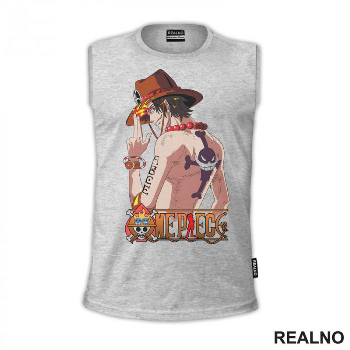 Ace And Logo - One Piece - Majica Ace And Logo - One Piece - Majica