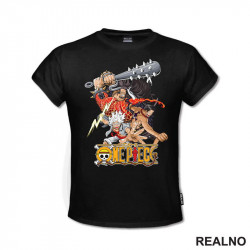 Kaido, Ace And Luffy - One Piece - Majica