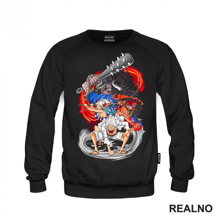 Kaido, Yamato, Ace And Luffy - One Piece - Duks Kaido, Yamato, Ace And Luffy - One Piece - Duks