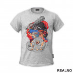 Kaido, Yamato, Ace And Luffy - One Piece - Majica Kaido, Yamato, Ace And Luffy - One Piece - Majica