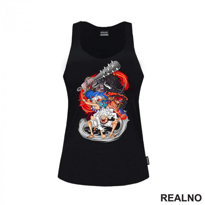 Kaido, Yamato, Ace And Luffy - One Piece - Majica Kaido, Yamato, Ace And Luffy - One Piece - Majica