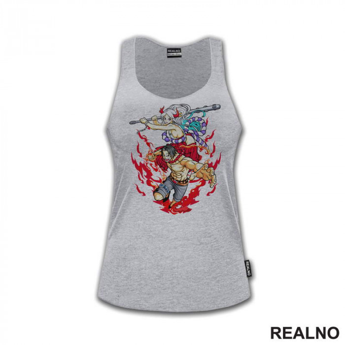 Yamato And Fire Fist Ace - One Piece - Majica Yamato And Fire Fist Ace - One Piece - Majica