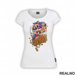 Luffy, Nico, Boa And Nami - One Piece - Majica Luffy, Nico, Boa And Nami - One Piece - Majica