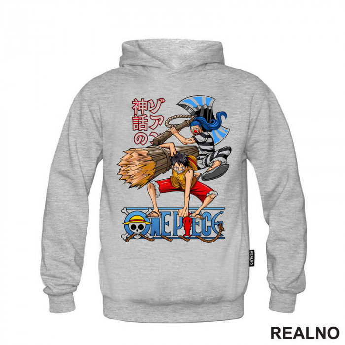 Buggy And Luffy - Jump - One Piece - Duks Buggy And Luffy - Jump - One Piece - Duks