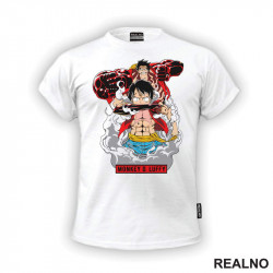 Luffy - Transformation Gears - One Piece - Majica
