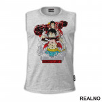 Luffy - Transformation Gears - One Piece - Majica