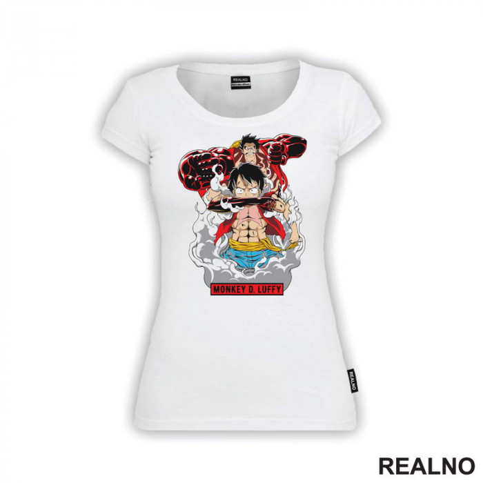 Luffy - Transformation Gears - One Piece - Majica