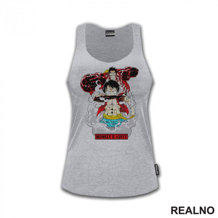 Luffy - Transformation Gears - One Piece - Majica