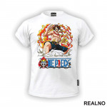 Ace Fire And Logo - One Piece - Majica Ace Fire And Logo - One Piece - Majica