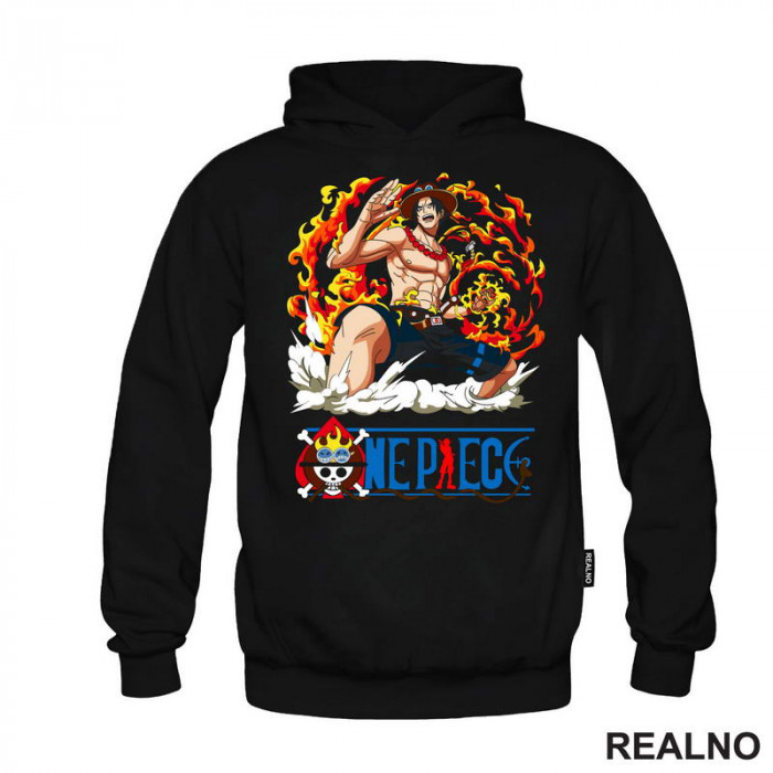 Ace Fire And Logo - One Piece - Duks Ace Fire And Logo - One Piece - Duks