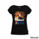 Ace Fire And Logo - One Piece - Majica Ace Fire And Logo - One Piece - Majica