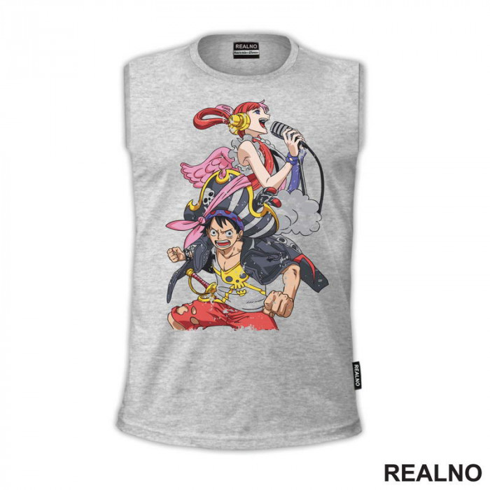 Uta And Luffy - One Piece - Majica