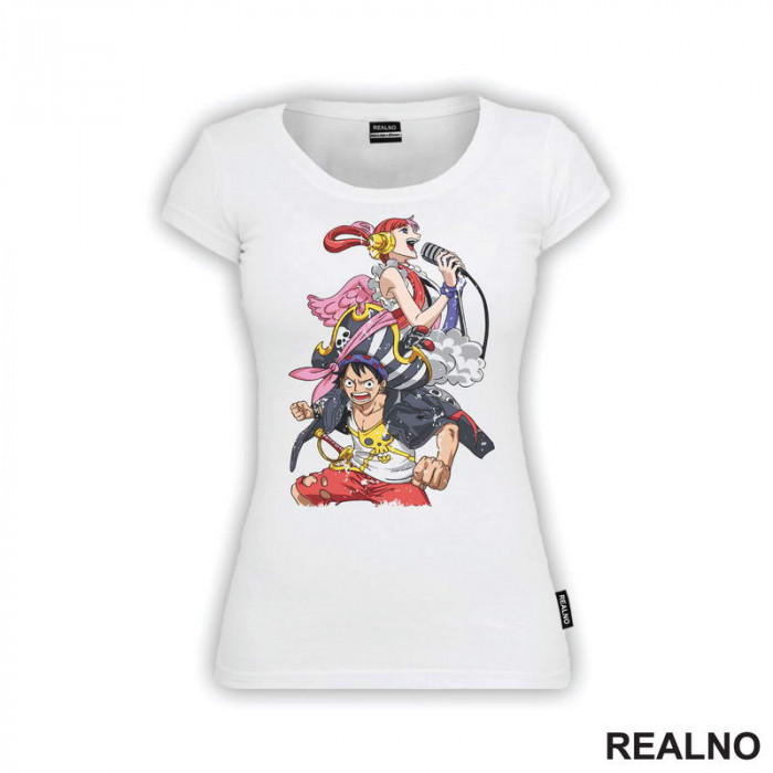 Uta And Luffy - One Piece - Majica