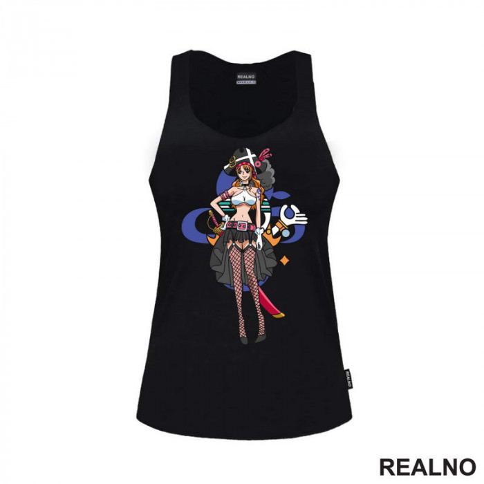 Nami And Skull - One Piece - Majica