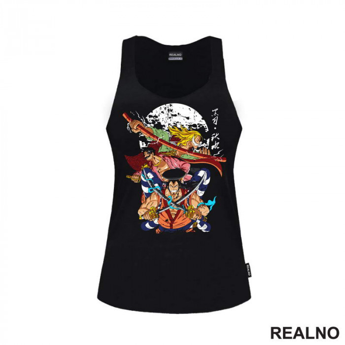 Kouzuki Oden, Gol D. Roger And Whitebeard - One Piece - Majica