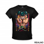 Roronoa Zoro Three Swords - One Piece - Majica