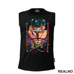 Roronoa Zoro Three Swords - One Piece - Majica