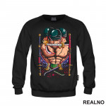 Roronoa Zoro Three Swords - One Piece - Duks Roronoa Zoro Three Swords - One Piece - Duks