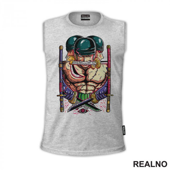Roronoa Zoro Three Swords - One Piece - Majica