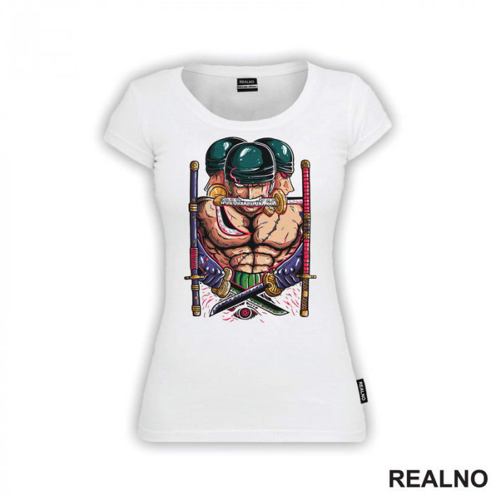 Roronoa Zoro Three Swords - One Piece - Majica