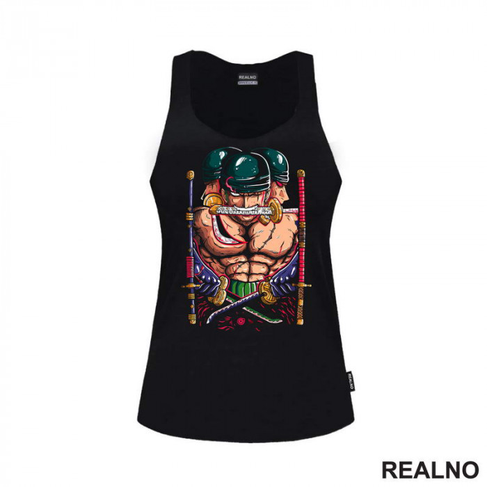Roronoa Zoro Three Swords - One Piece - Majica