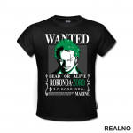 Wanted - Roronoa Zoro - One Piece - Majica