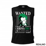 Wanted - Roronoa Zoro - One Piece - Majica