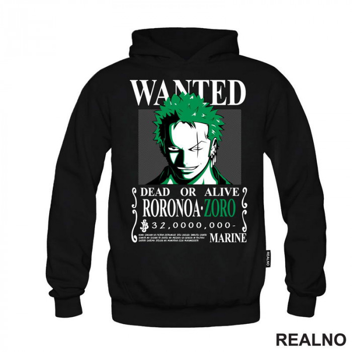 Wanted - Roronoa Zoro - One Piece - Duks Wanted - Roronoa Zoro - One Piece - Duks