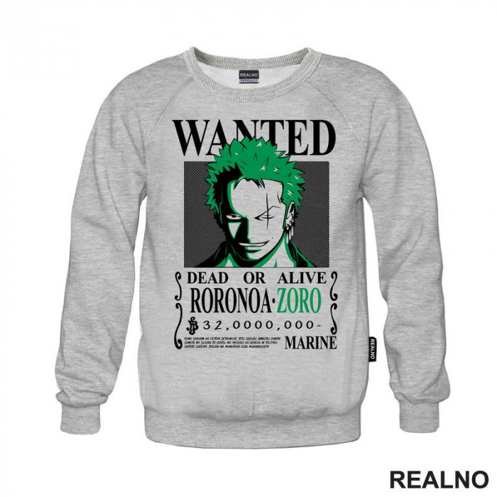 Wanted - Roronoa Zoro - One Piece - Duks Wanted - Roronoa Zoro - One Piece - Duks
