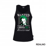 Wanted - Roronoa Zoro - One Piece - Majica
