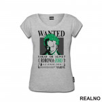 Wanted - Roronoa Zoro - One Piece - Majica