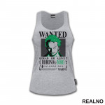 Wanted - Roronoa Zoro - One Piece - Majica